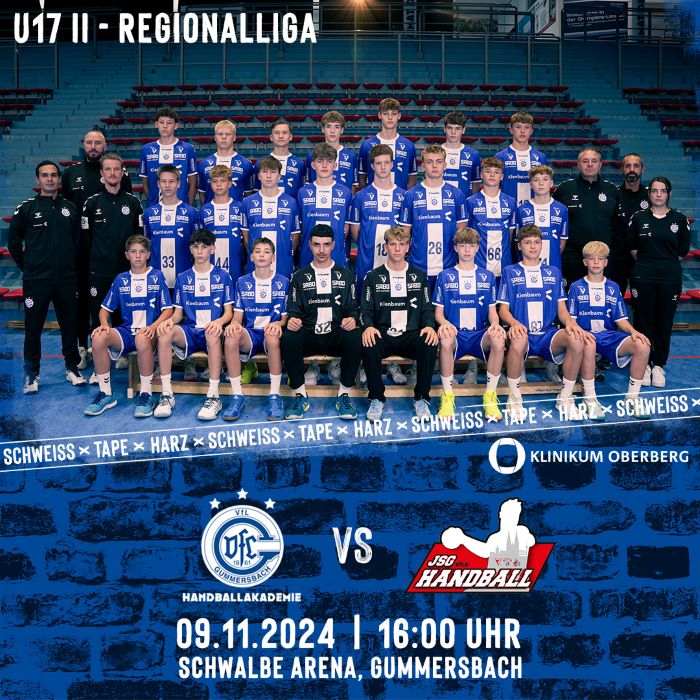 VfL Gummersbach (U17 II – Regionalliga) vs. JSG Köln