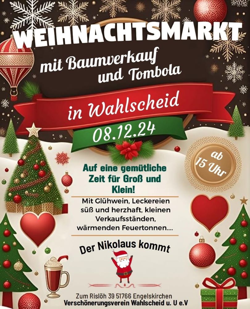 Weihnachtsmarkt am Dorfhaus Wahlscheid