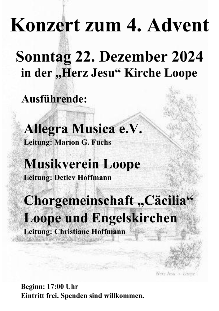 Konzert zum 4. Advent