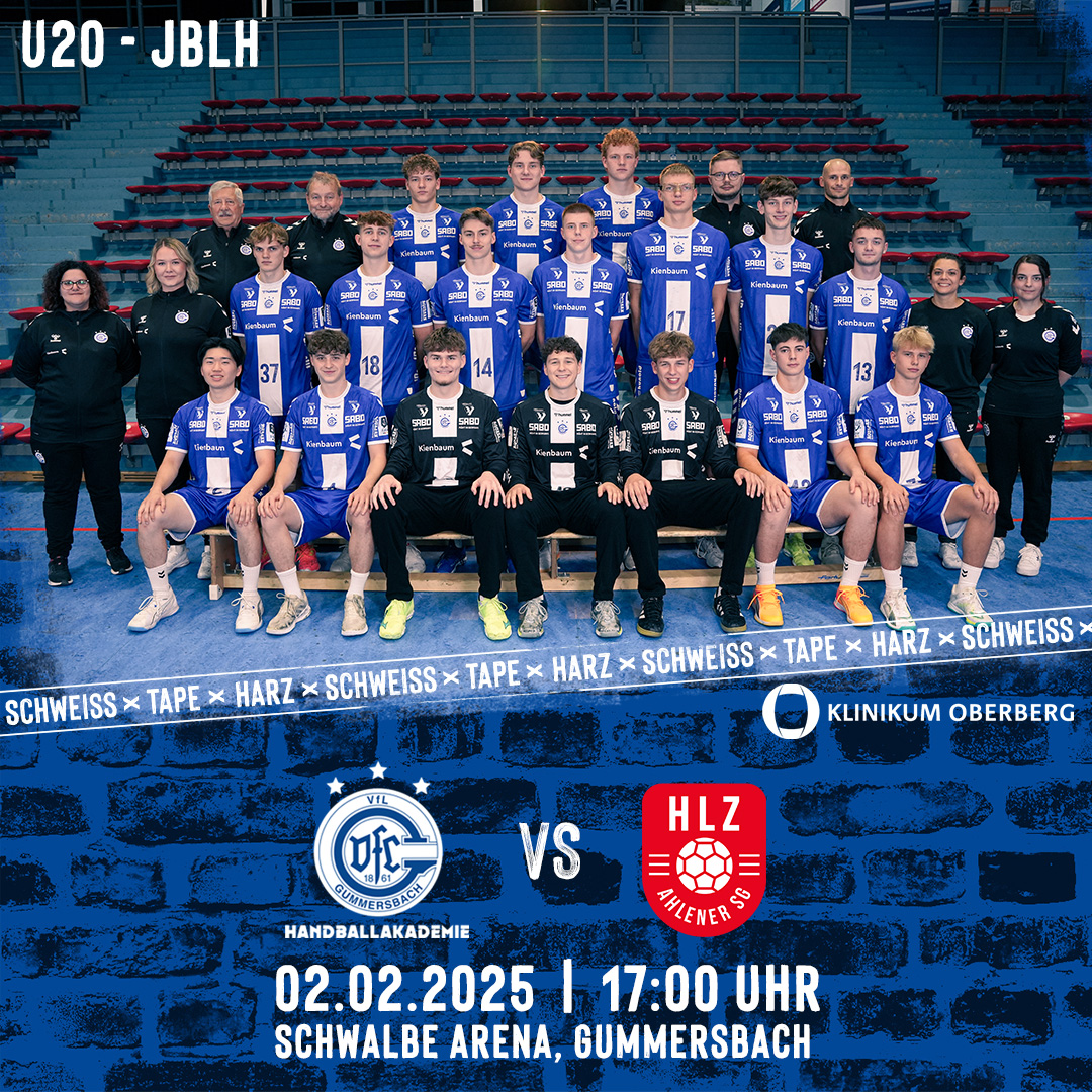 VfL Gummersbach (U20 – JBLH) vs. JSG HLZ Ahlen