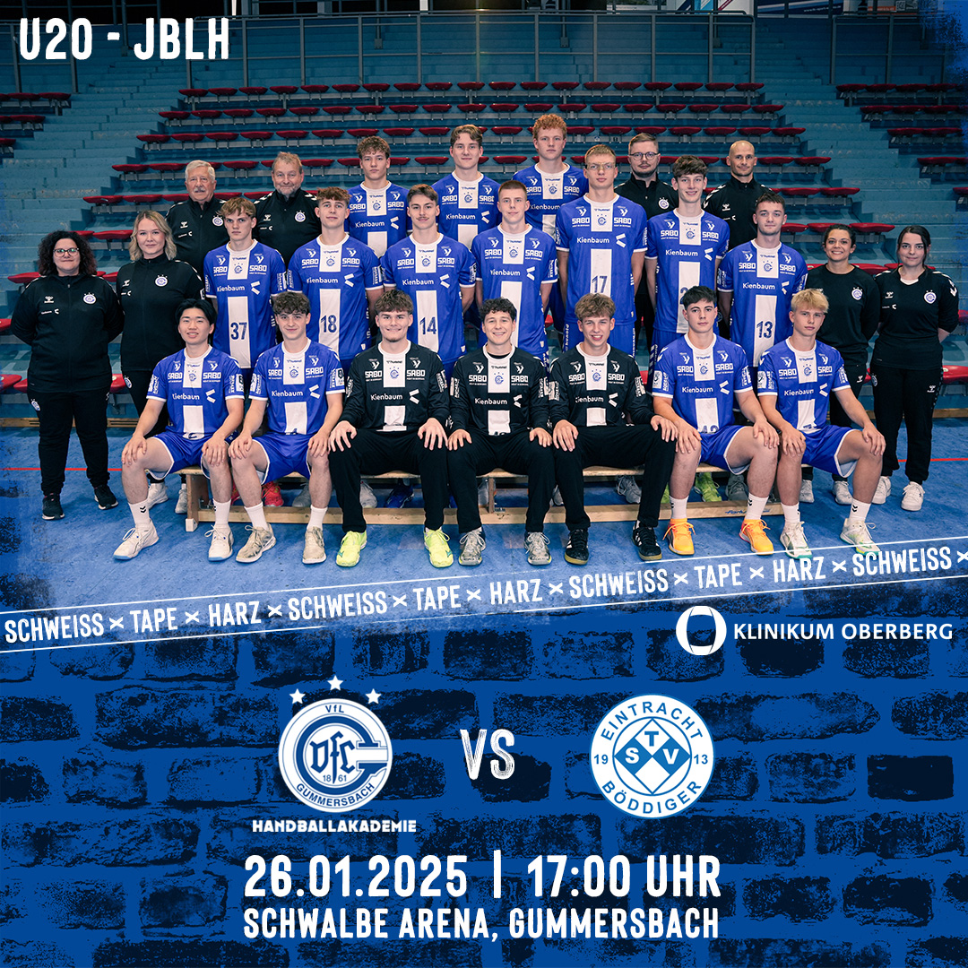 VfL Gummersbach (U20 – JBLH) vs. JSG Dreiburgenstadt Felsberg