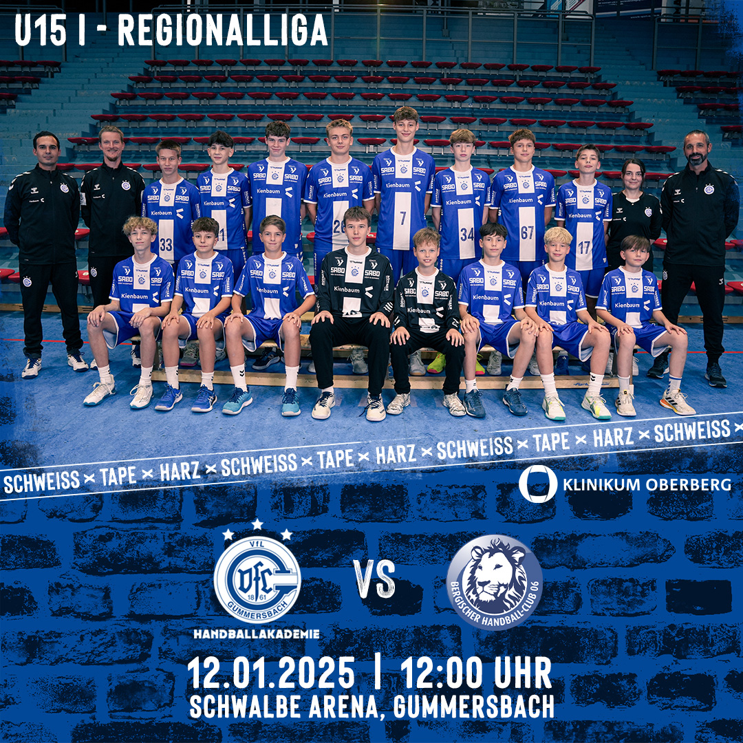 VfL Gummersbach (U15 I – Regionalliga) vs. Bergischer HC
