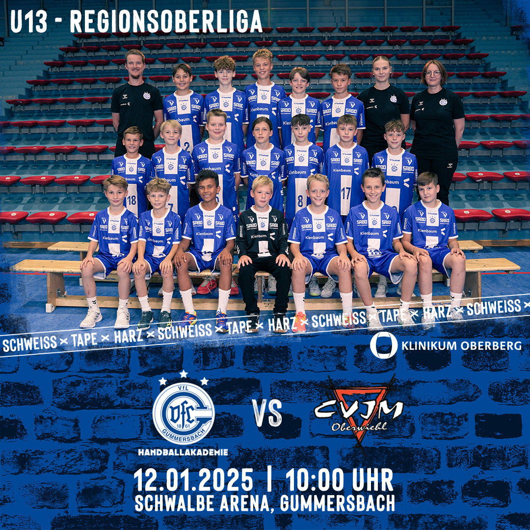 VfL Gummersbach (U13 – Regionsoberliga) vs. CVJM Oberwiehl