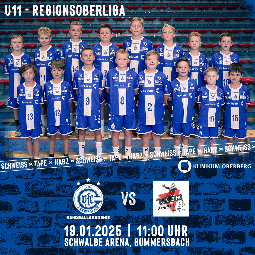VfL Gummersbach (U11 – Regionsoberliga) vs. CVJM Waldbröl