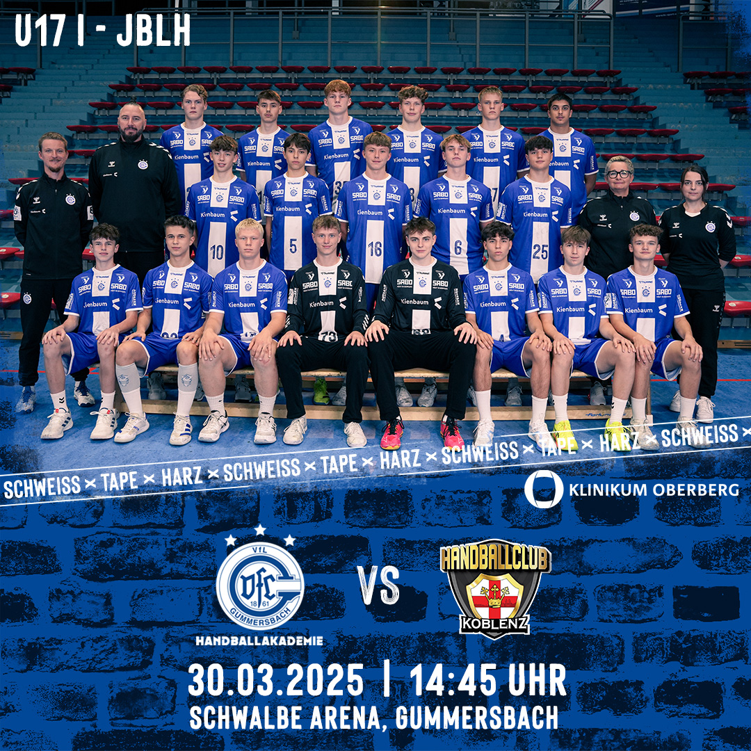 VfL Gummersbach (U17 I – JBLH) vs. HC Koblenz