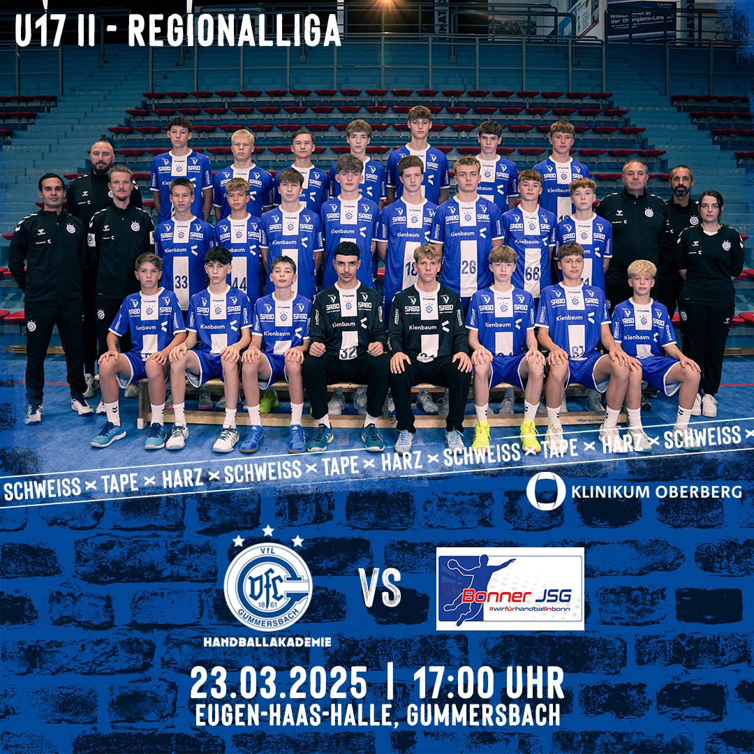 VfL Gummersbach (U17 II – Regionalliga) vs. Bonner JSG
