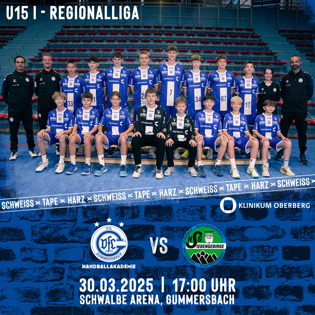 VfL Gummersbach (U15 I – Regionalliga) vs. HSG Siebengebirge