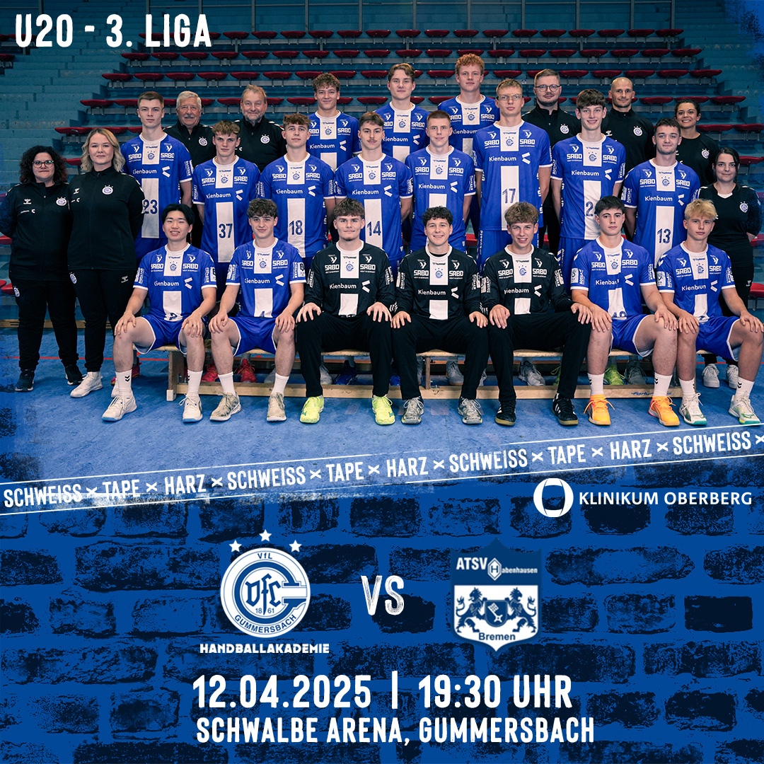 VfL Gummersbach (U20 – 3. Liga) vs. ATSV Habenhausen