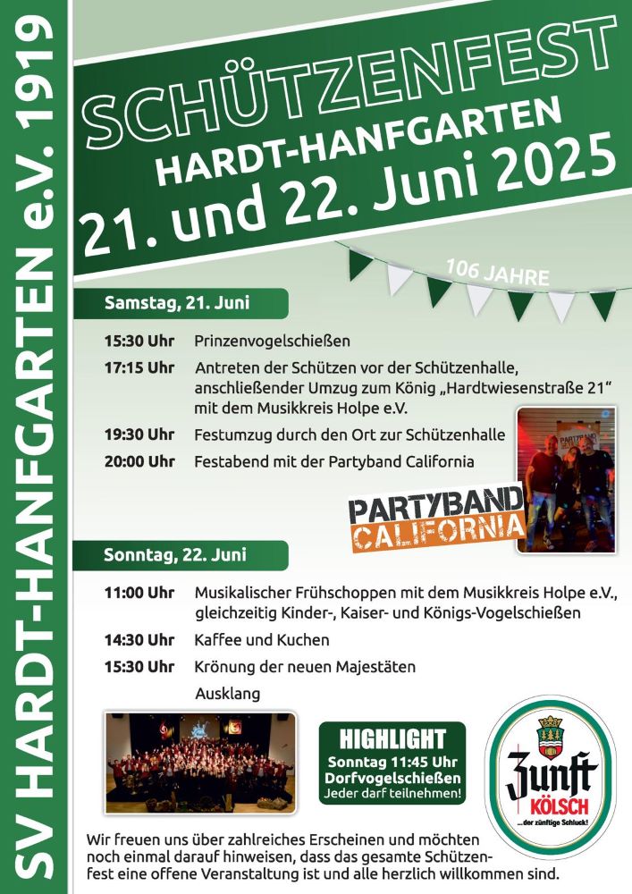 Schützenfest SV Hardt-Hanfgarten 1919 e.V.