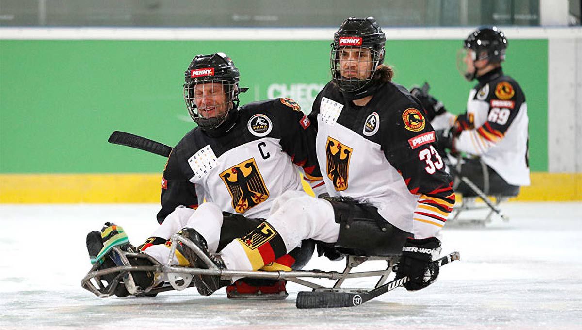 Para-Eishockey Länderspiel: Deutschland vs. Japan