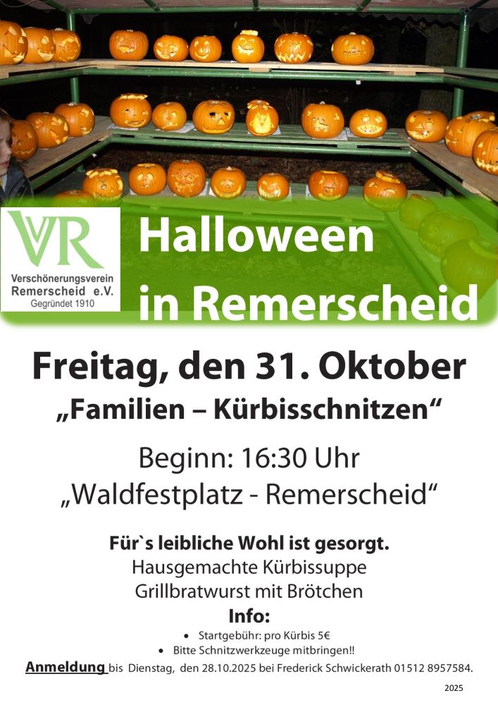 Familien-Kürbisschnitzen