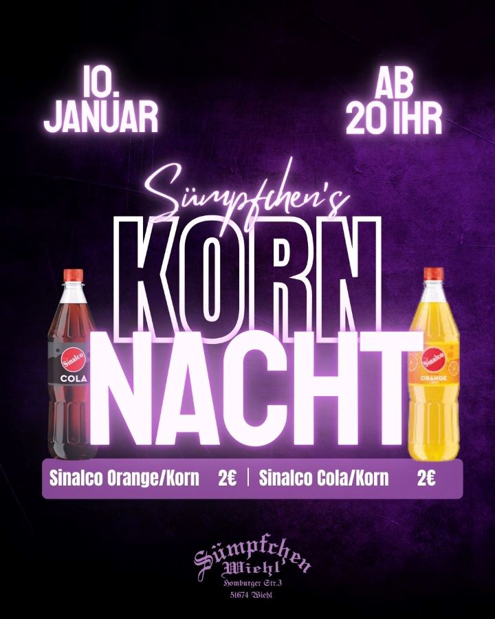 KORN ALARM im Sümpfchen!