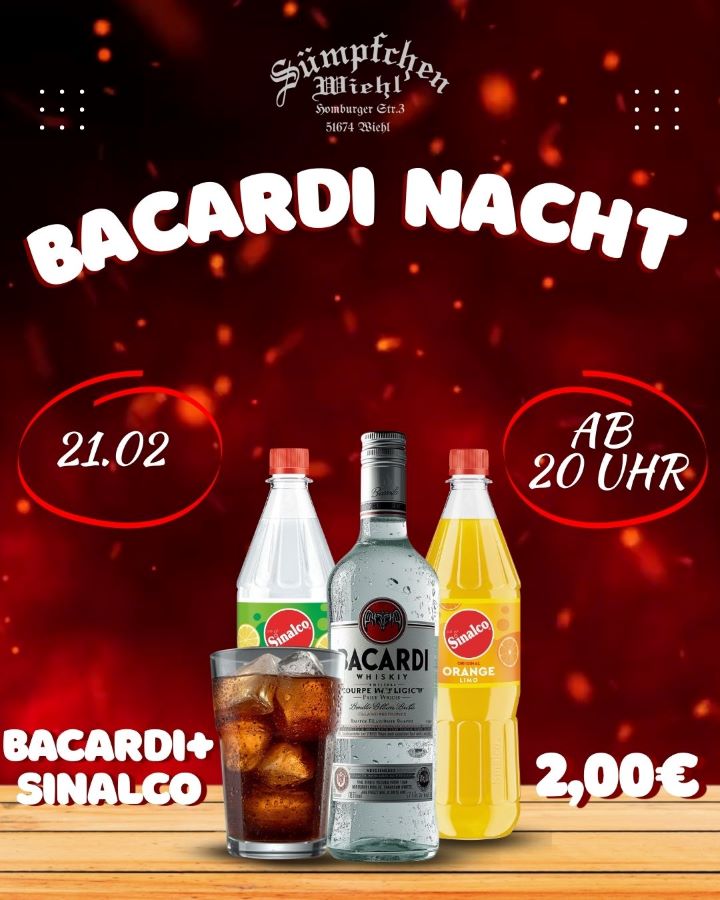 Bacardi & Sinalco – Mix dich glücklich!