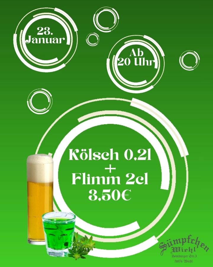 Bier & Schnaps Combo im Sümpfchen