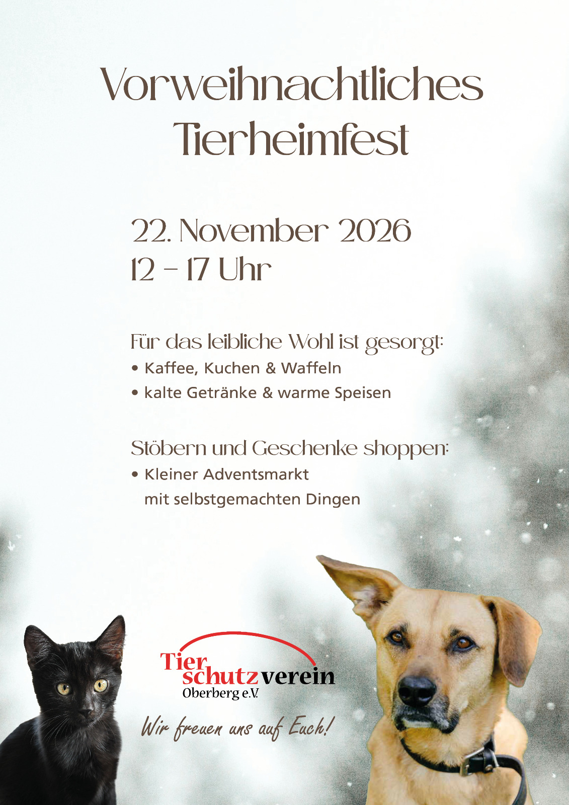 Vorweihnachtliches Tierheimfest