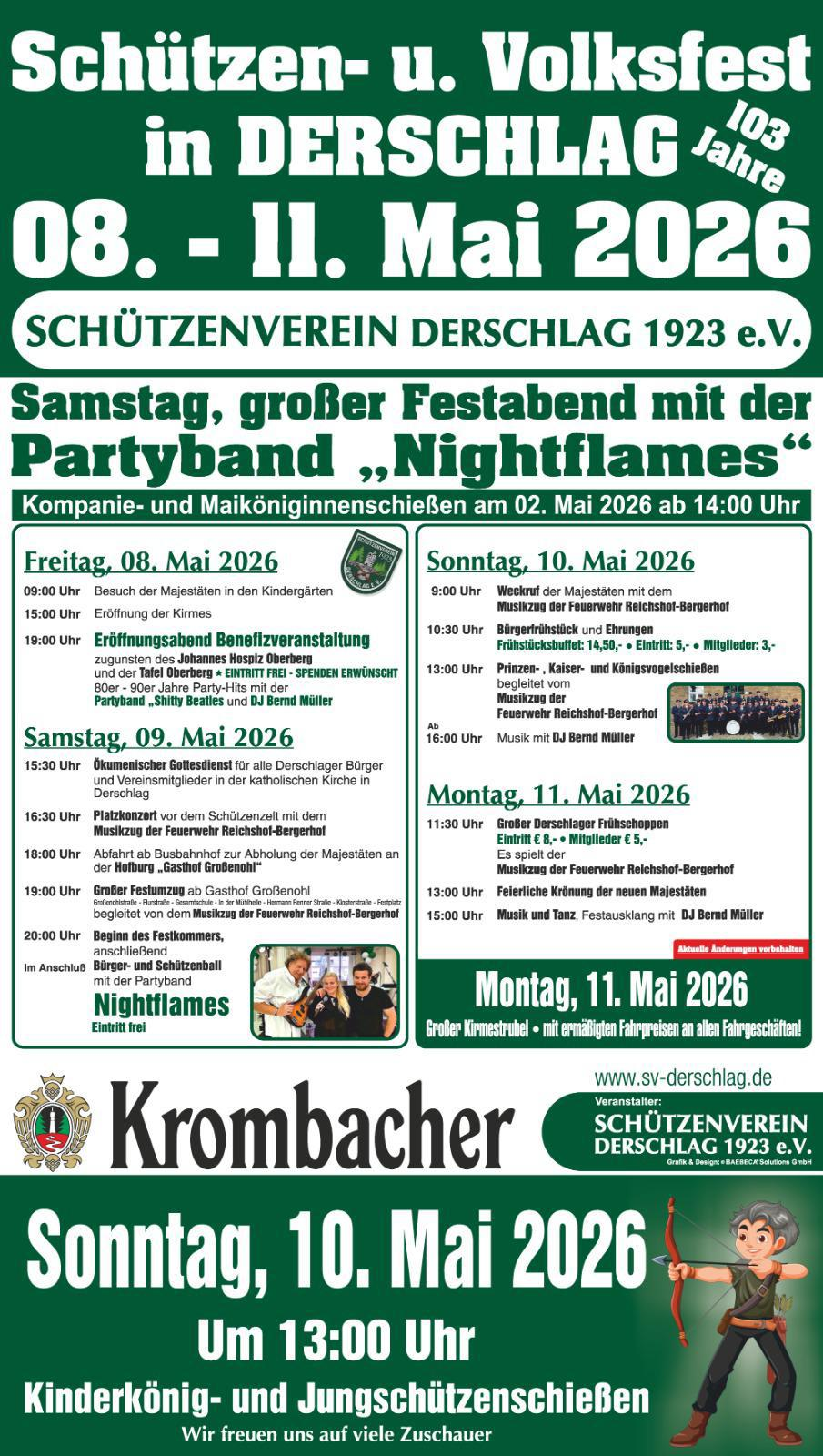 Schützen- und Volksfest in Derschlag