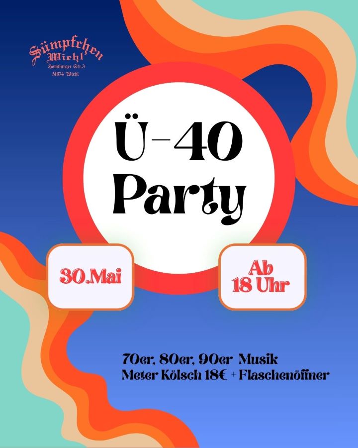 Ü40 PARTY im Sümpfchen