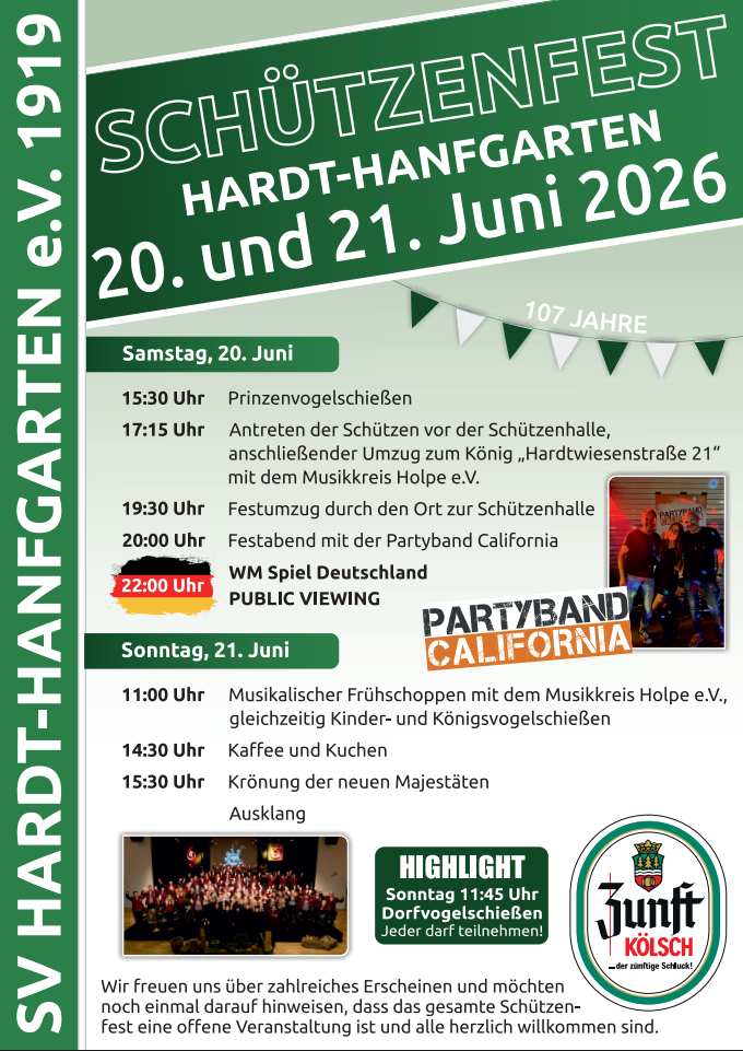 Schützenfest Hardt Hanfgarten