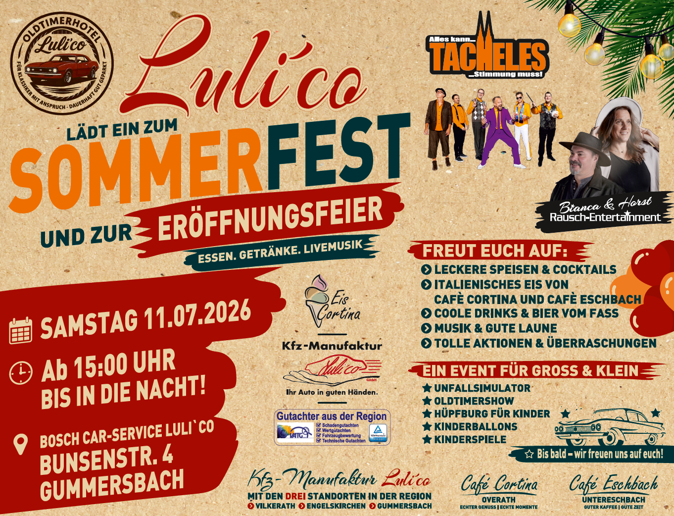 Sommerfest und Eröffnungsfeier