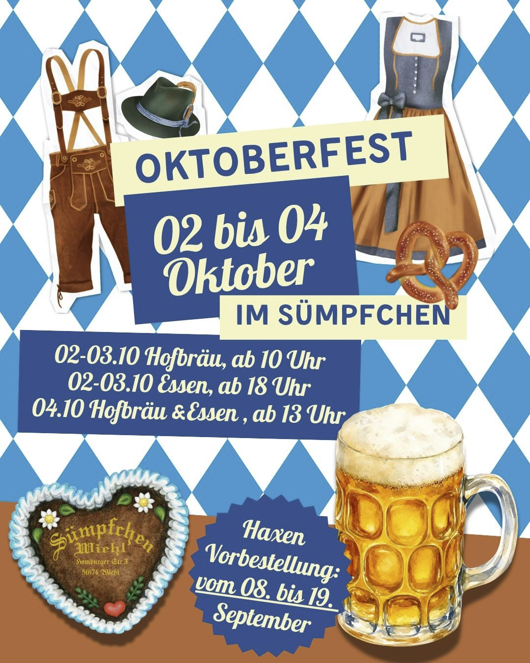 O'ZAPFT IS! – OKTOBERFEST IM SÜMPFCHEN!