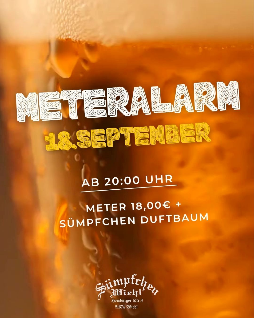 METERALARM IM SÜMPFCHEN!
